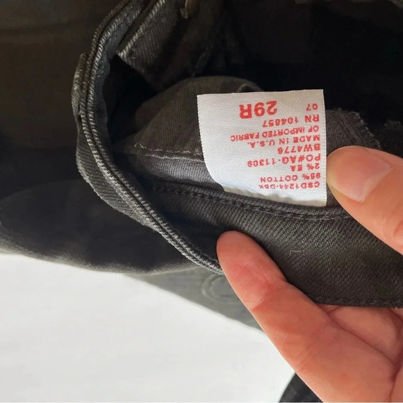 AG Adriano Goldschmeid Premiere Skinny Straight Leg Jean Grey Size 29R - Picture 7 of 12